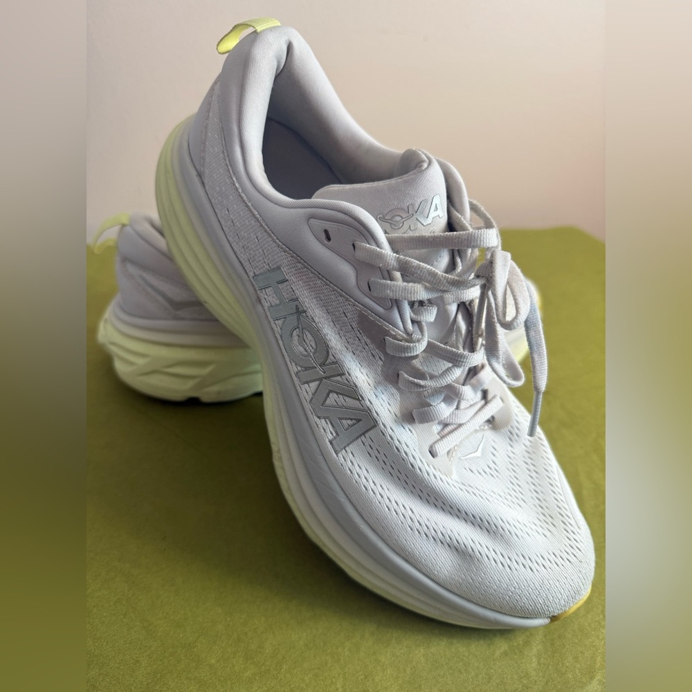 Hoka Women's Light Gray Athletic Shoes